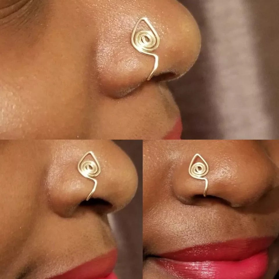 To the moon Fake nose rings